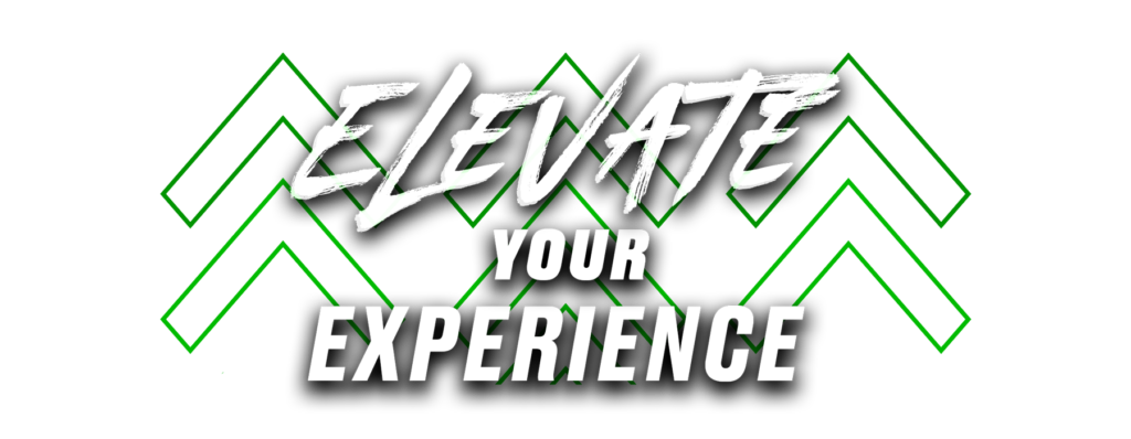 elevate your experience designed font